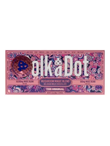 Polkadot Mushroom Belgian Milk Chocolate 500mg