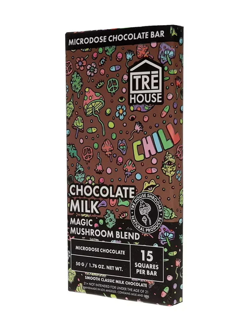Tre House Mushroom Milk Chocolate Bar 50g