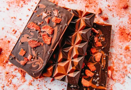 Strawberry Dark Chocolate Bar for Sale