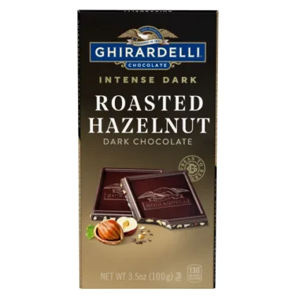 Roasted Hazelnut Dark Chocolate Bar