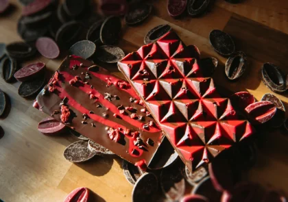 Raspberry Dark Chocolate Bar for Sale