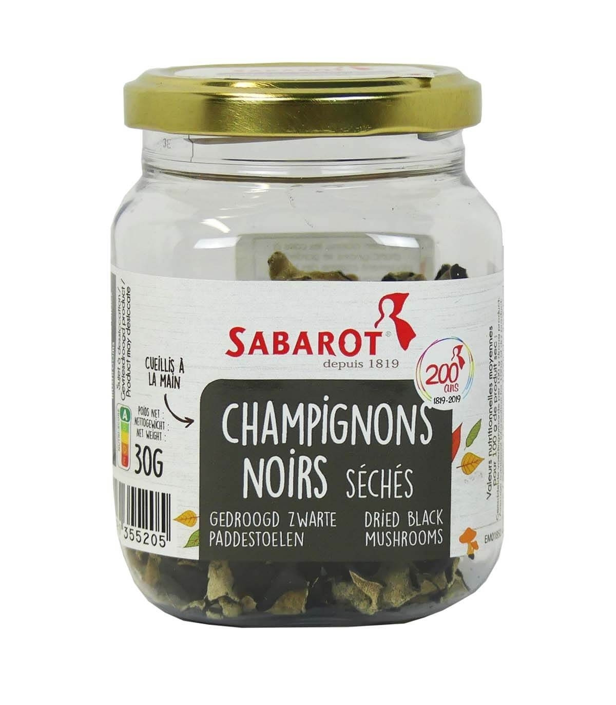 Dried Champignons noirs 30g